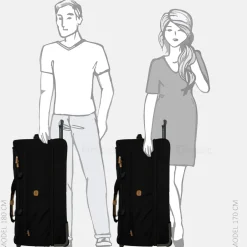 Reistassen Op Wielen^Bric's X-Travel Holdall reistas op wielen nero