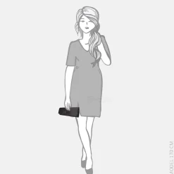 Clutches^Bulaggi strik clutch zwart