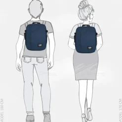 Laptop Rugzakken | Underseaters^Cabin Zero CABINZERO laptoprugzak 15 inch 28L navy