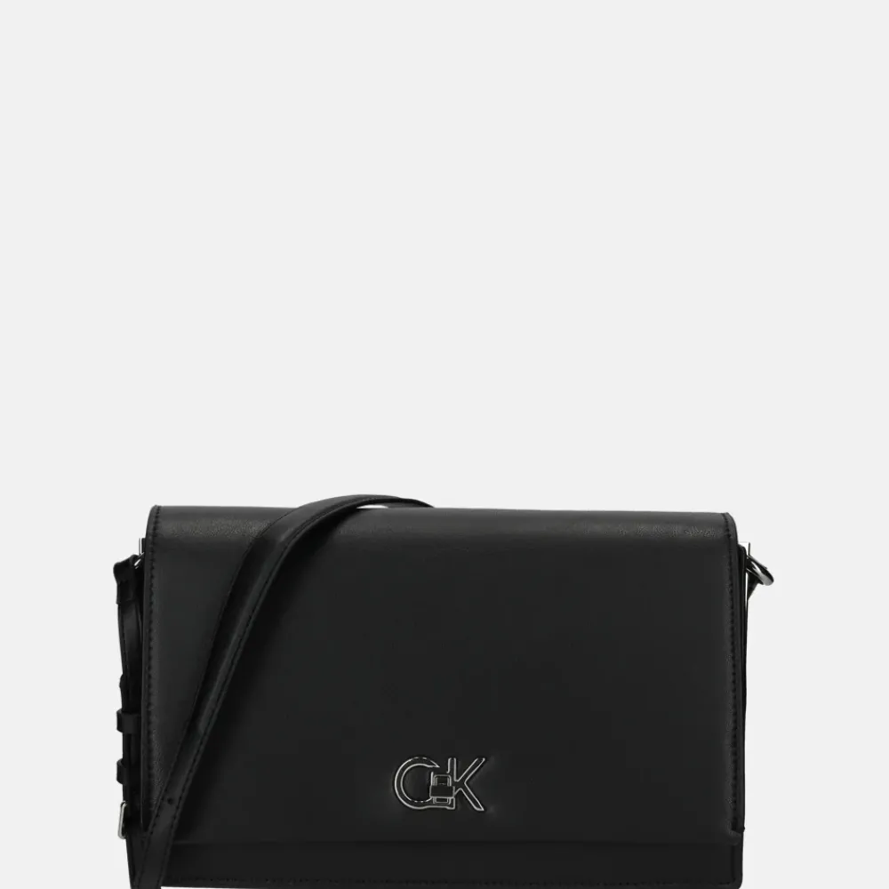 Schoudertassen^Calvin Klein Elongated schoudertas black