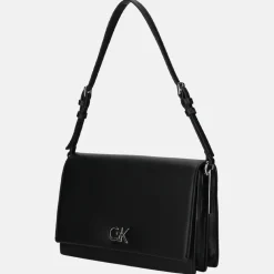 Schoudertassen^Calvin Klein Elongated schoudertas black