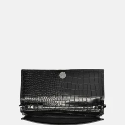 Clutches^Calvin Klein Glow chain clutch black