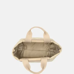 Handtassen^Calvin Klein Raffia handtas S crockery