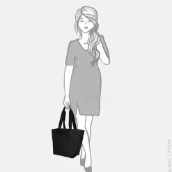 Shoppers^Calvin Klein Raffia shopper M black