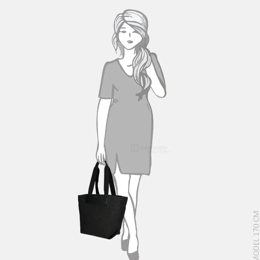 Shoppers^Calvin Klein Raffia shopper M black