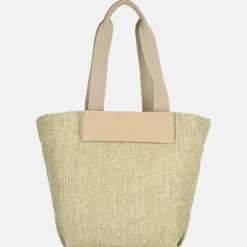 Shoppers^Calvin Klein Raffia shopper M crockery