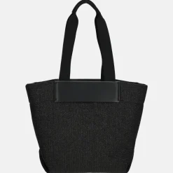 Shoppers^Calvin Klein Raffia shopper M black