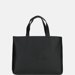 Handtassen^Calvin Klein Sculpted mini handtas black