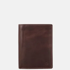 Heren Portemonnees | Gepersonaliseerde Portemonnees^Castelijn en Beerens Castelijn & Beerens billfold staand Canyon mocca