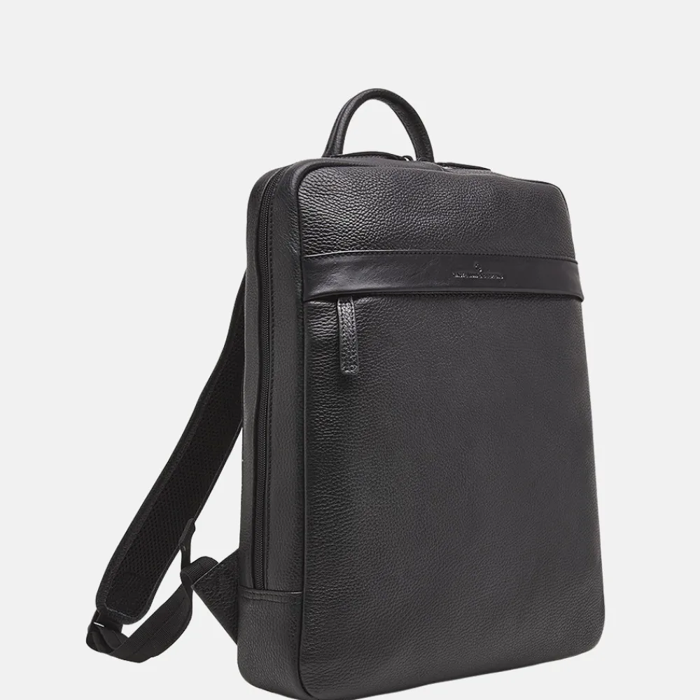Laptop Rugzakken^Castelijn en Beerens Castelijn & Beerens Bravo rugzak 15.6 inch onyx