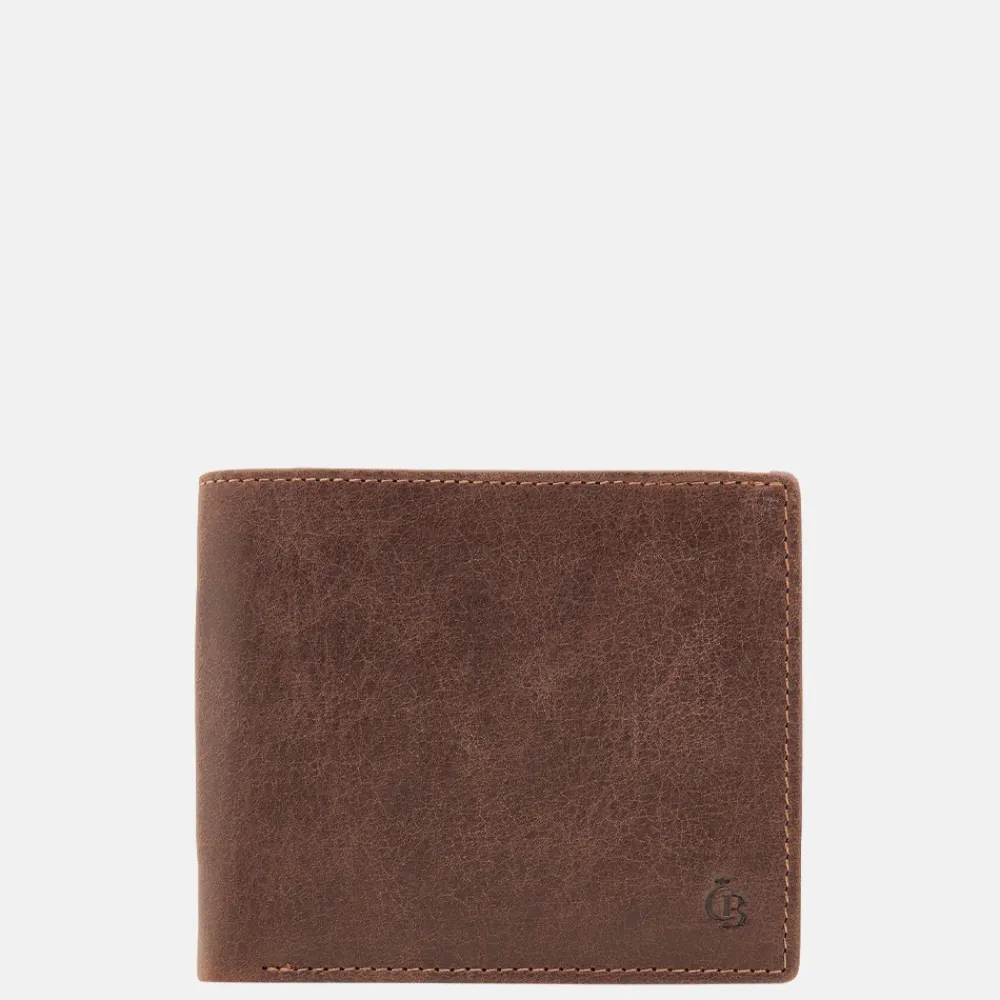 Heren Portemonnees | Gepersonaliseerde Portemonnees^Castelijn en Beerens Castelijn & Beerens Canyon billfold mocca