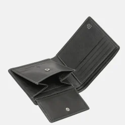 Gepersonaliseerde Portemonnees | Heren Portemonnees^Castelijn en Beerens Castelijn & Beerens Canyon billfold zwart