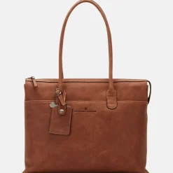 Dames Laptoptassen^Castelijn en Beerens Castelijn & Beerens Carisma laptoptas 15.6 inch cognac