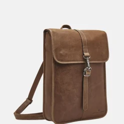 School Rugzakken | School Rugzakken^Castelijn en Beerens Castelijn & Beerens Carisma rugzak 15.6 inch cognac