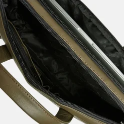 Heren Laptoptassen^Castelijn en Beerens Castelijn & Beerens Charlie laptoptas 15.6 inch dark militairy