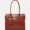 Dames Laptoptassen^Castelijn en Beerens Castelijn & Beerens Gaucho Ellen laptoptas 15.6 inch cognac