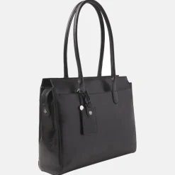 Dames Laptoptassen^Castelijn en Beerens Castelijn & Beerens Gaucho Ellen laptoptas 15.6 inch zwart