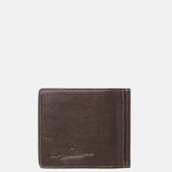 Heren Portemonnees^Castelijn en Beerens Castelijn & Beerens Gaucho Dollarclip portemonnee mocca