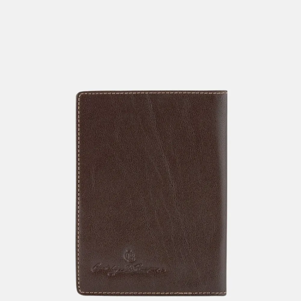 Paspoorthoesjes^Castelijn en Beerens Castelijn & Beerens Gaucho paspoorthoes mocca
