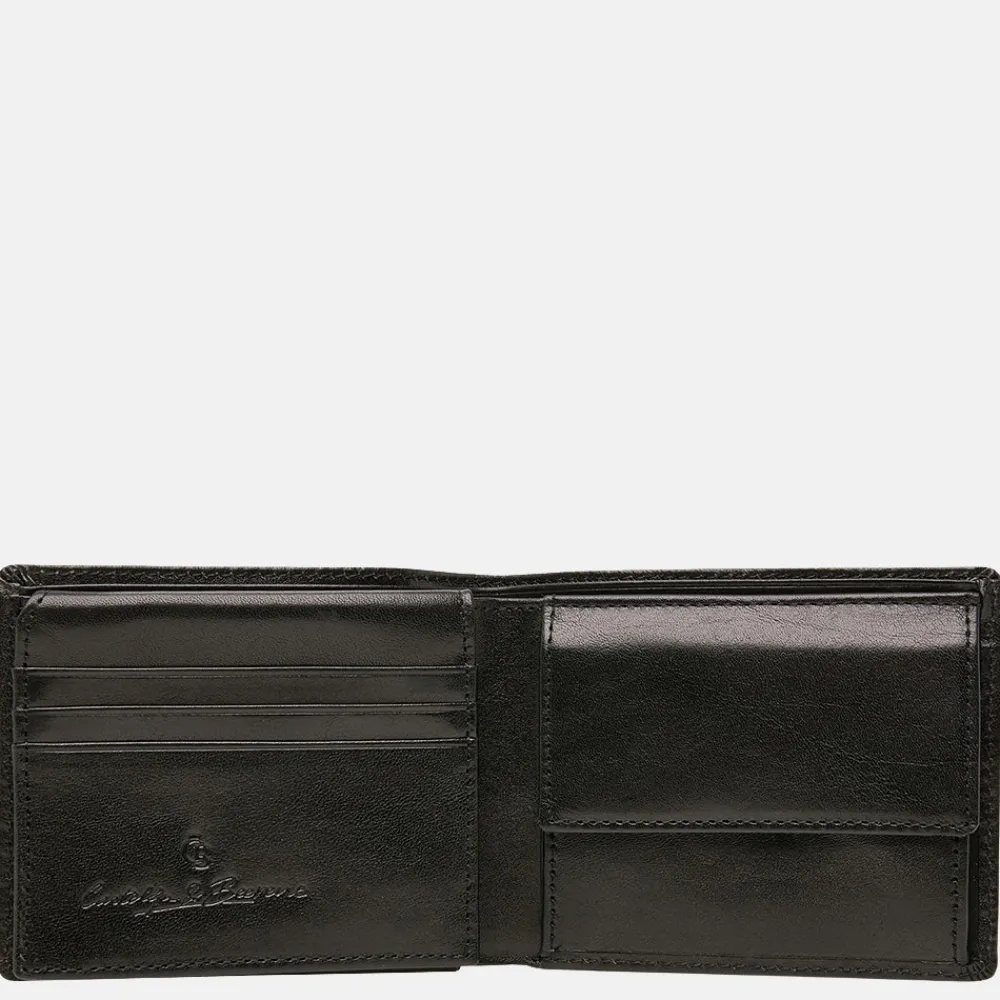 Heren Portemonnees | Gepersonaliseerde Portemonnees^Castelijn en Beerens Castelijn & Beerens Gaucho billfold zwart