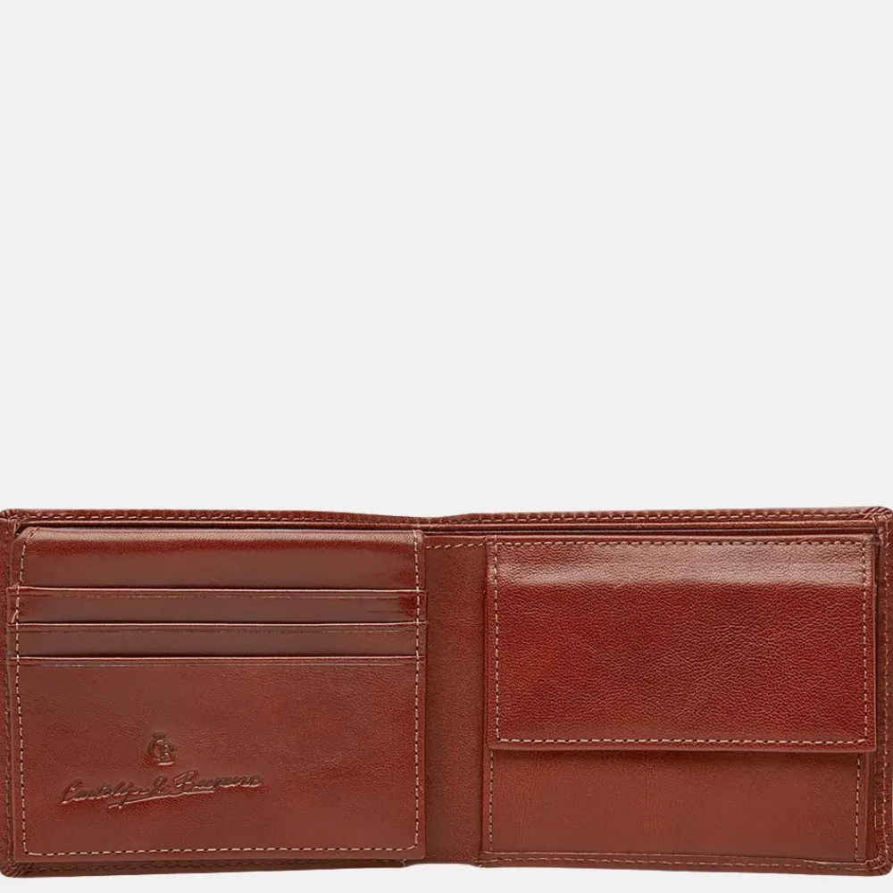 Heren Portemonnees | Gepersonaliseerde Portemonnees^Castelijn en Beerens Castelijn & Beerens Gaucho billfold cognac