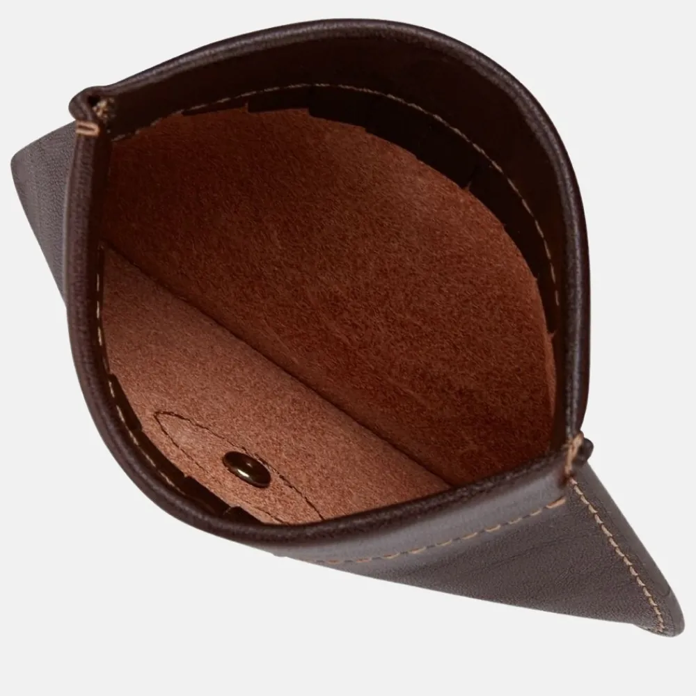 Heren Portemonnees | Dames Portemonnees^Castelijn en Beerens Castelijn & Beerens Gaucho Clic-Clac portemonnee mocca