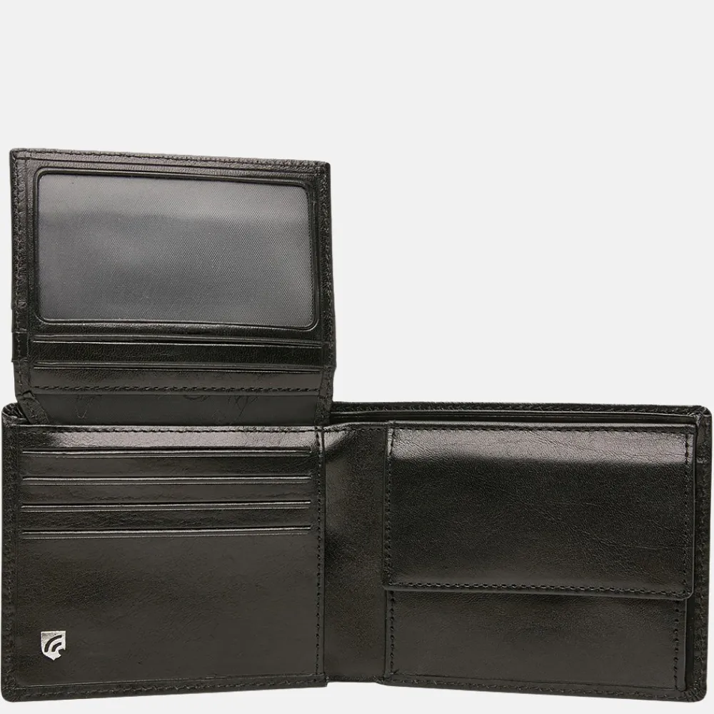 Heren Portemonnees | Gepersonaliseerde Portemonnees^Castelijn en Beerens Castelijn & Beerens Gaucho billfold zwart