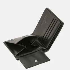 Heren Portemonnees | Gepersonaliseerde Portemonnees^Castelijn en Beerens Castelijn & Beerens Gaucho billfold zwart
