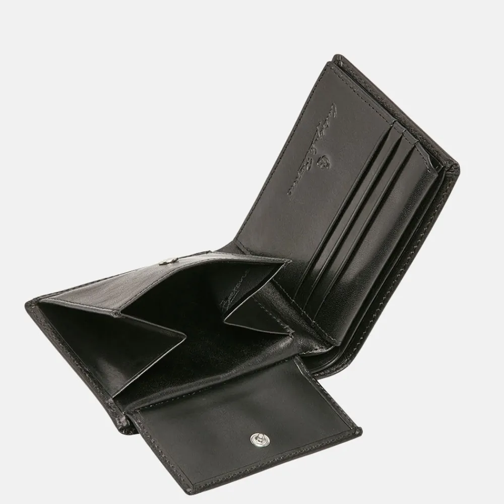 Heren Portemonnees | Gepersonaliseerde Portemonnees^Castelijn en Beerens Castelijn & Beerens Gaucho billfold zwart