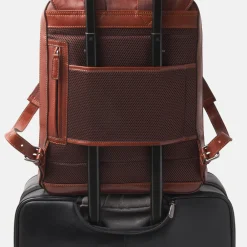 Laptop Rugzakken^Castelijn en Beerens Castelijn & Beerens Gaucho Guus rugzak 15.6 inch cognac