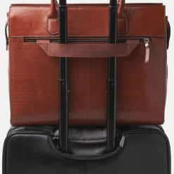 Dames Laptoptassen^Castelijn en Beerens Castelijn & Beerens Gaucho Ellen laptoptas 15.6 inch cognac