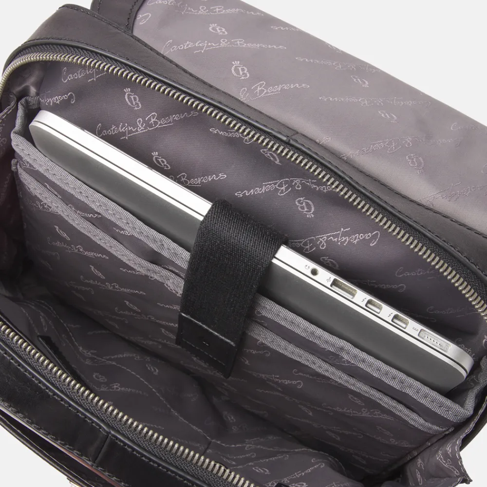 Laptop Rugzakken^Castelijn en Beerens Castelijn & Beerens Gaucho Guus rugzak 15.6 inch zwart