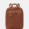 School Rugzakken | School Rugzakken^Castelijn en Beerens Castelijn & Beerens laptop rugzak Carisma 15.6 inch cognac