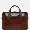 Heren Laptoptassen^Castelijn en Beerens Castelijn & Beerens Rien laptoptas 15.6 inch cognac
