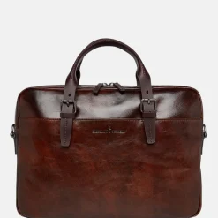 Heren Laptoptassen^Castelijn en Beerens Castelijn & Beerens Rien laptoptas 15.6 inch cognac
