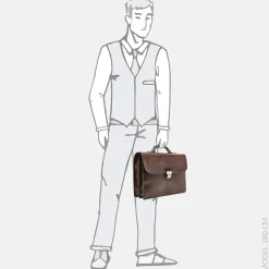 Heren Laptoptassen | Dames Laptoptassen^Castelijn en Beerens Castelijn & Beerens Rien laptoptas 13.3 inch cognac