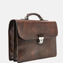 Heren Laptoptassen | Dames Laptoptassen^Castelijn en Beerens Castelijn & Beerens Rien laptoptas 13.3 inch cognac