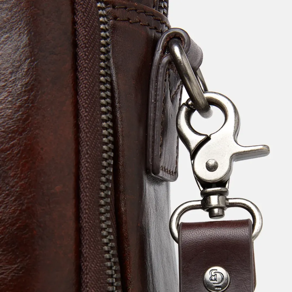 Heren Laptoptassen^Castelijn en Beerens Castelijn & Beerens Rien laptoptas 15.6 inch cognac