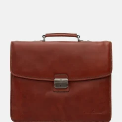 Aktetassen | Heren Laptoptassen^Castelijn en Beerens Castelijn & Beerens Verona aktetas 15.6 inch lichtbruin