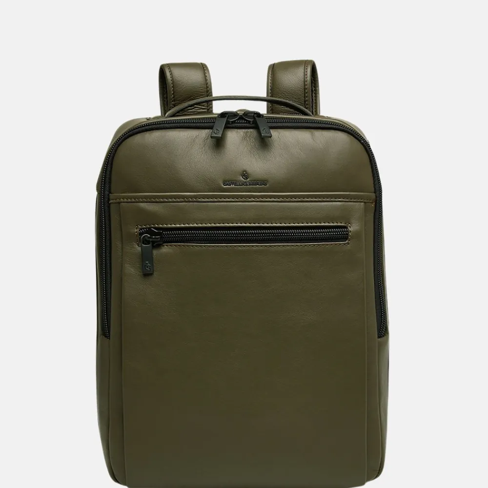School Rugzakken | School Rugzakken^Castelijn en Beerens Castelijn & Beerens Victor rugzak 15.6 inch dark militairy