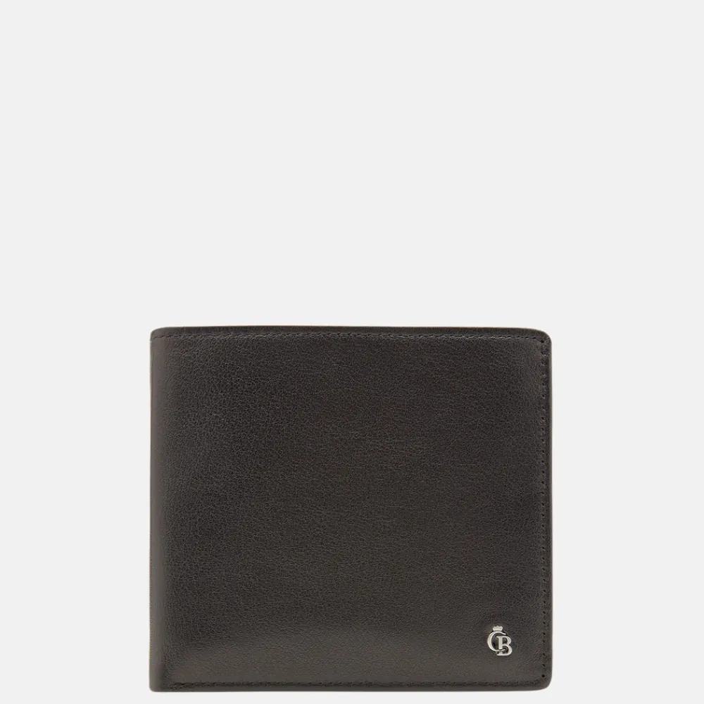 Heren Portemonnees | Gepersonaliseerde Portemonnees^Castelijn en Beerens Castelijn & Beerens Vita billfold zwart