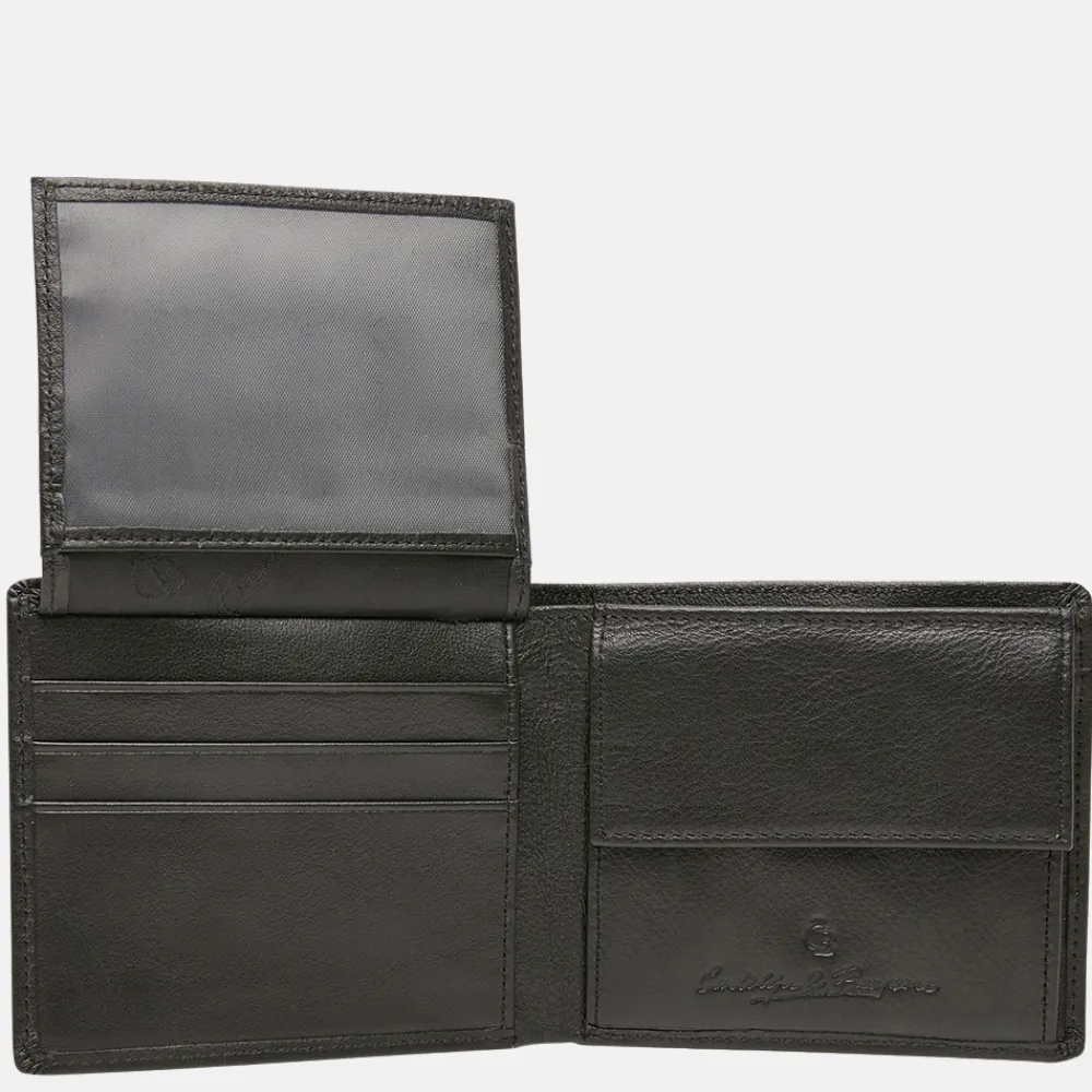 Heren Portemonnees | Gepersonaliseerde Portemonnees^Castelijn en Beerens Castelijn & Beerens Vita billfold zwart