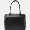 Schoolhandtassen | Dames Laptoptassen^Castelijn en Beerens Donna ver schoudertas 15 inch zwart