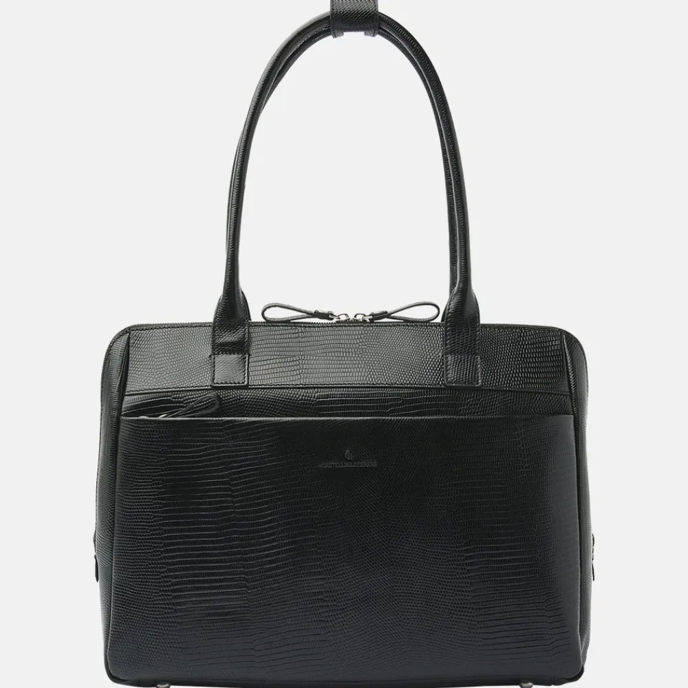 Schoolhandtassen | Dames Laptoptassen^Castelijn en Beerens Donna ver schoudertas 15 inch zwart