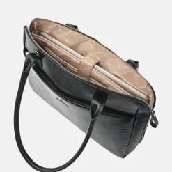 Schoolhandtassen | Dames Laptoptassen^Castelijn en Beerens Donna ver schoudertas 15 inch zwart