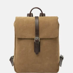 Vrijetijd Rugzakken | Laptop Rugzakken^Castelijn en Beerens Nubuck rugzak 15 inch taupe