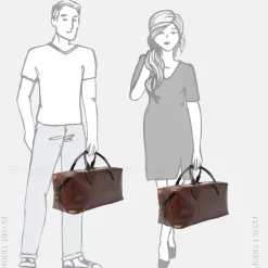 Handbagage Tassen | Weekendtassen^Castelijn en Beerens Rien weekendtas cognac