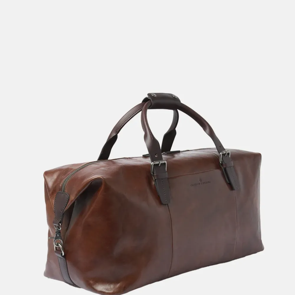 Handbagage Tassen | Weekendtassen^Castelijn en Beerens Rien weekendtas cognac