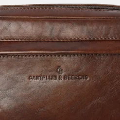 Toilettassen^Castelijn en Beerens Rien toilettas cognac