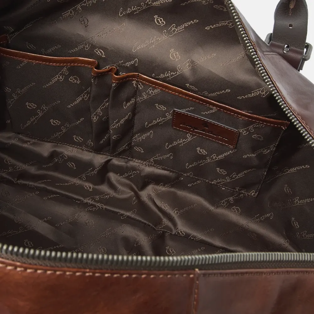 Handbagage Tassen | Weekendtassen^Castelijn en Beerens Rien weekendtas cognac